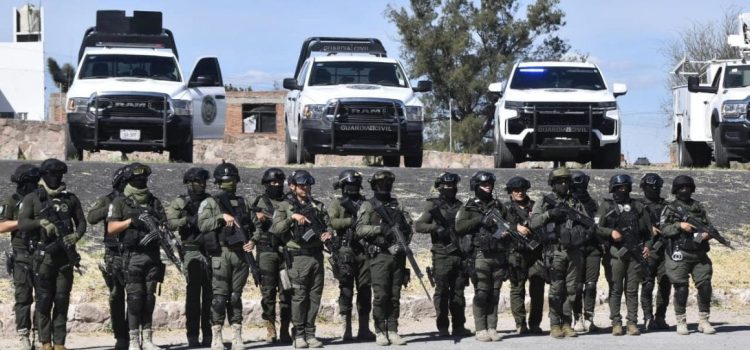 350 elementos de seguridad en fronteras de Nuevo León y Zacatecas