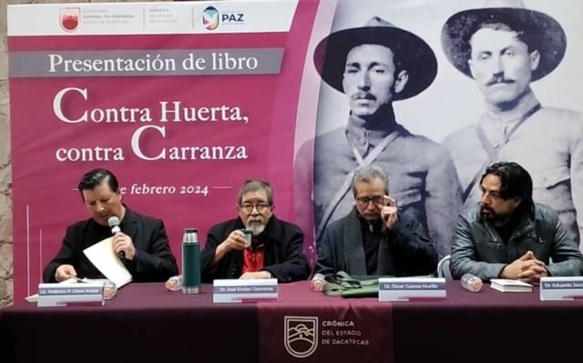 Presentan el libro ‘Contra Huerta, contra Carranza’