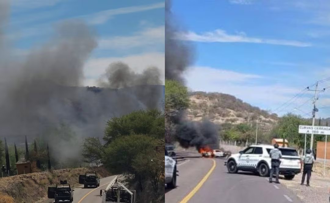 Enfrentamiento entre hombres armados y fuerzas de seguridad en Zacatecas