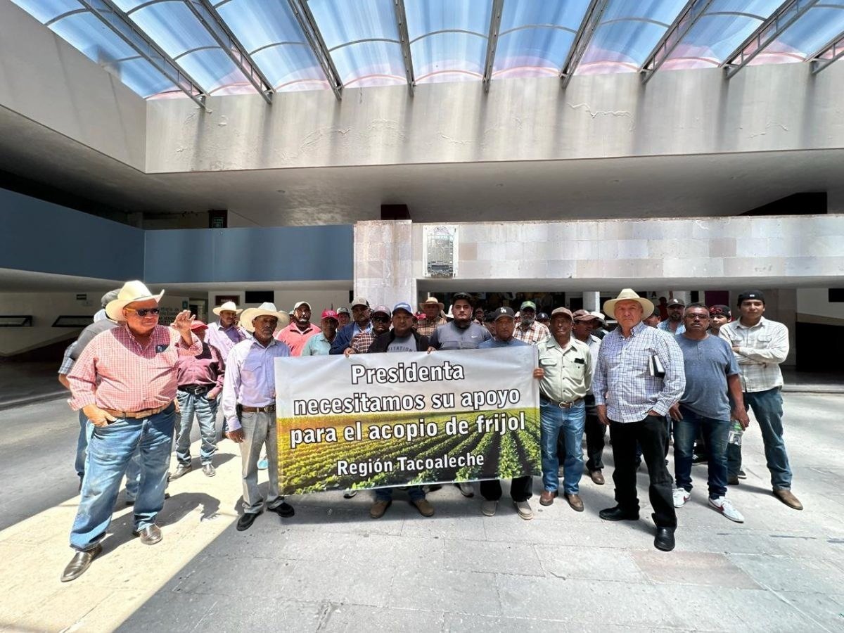 Productores demandan apertura inmediata del centro de acopio de frijol en Tacoaleche