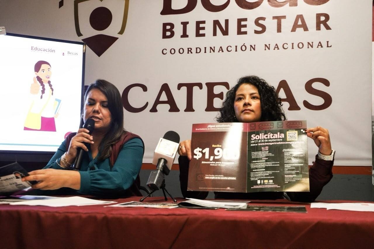 Nueva beca beneficiará a 41 mil estudiantes en Zacatecas